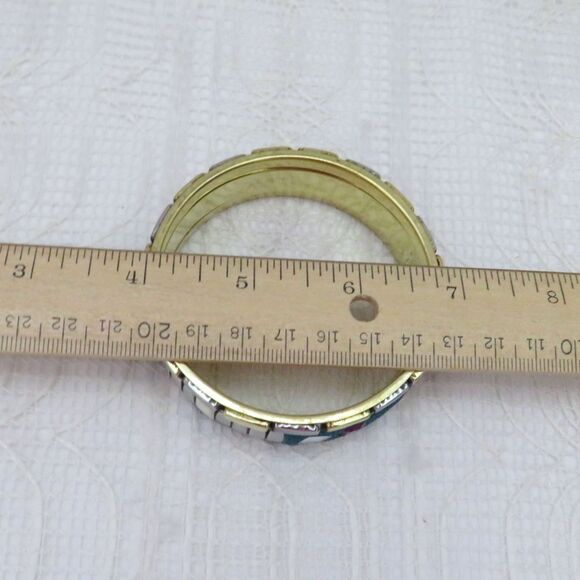 Set of 3 Boho Bangle Bracelets for Casual, Business, or Party Wear - Picture 5 of 6
